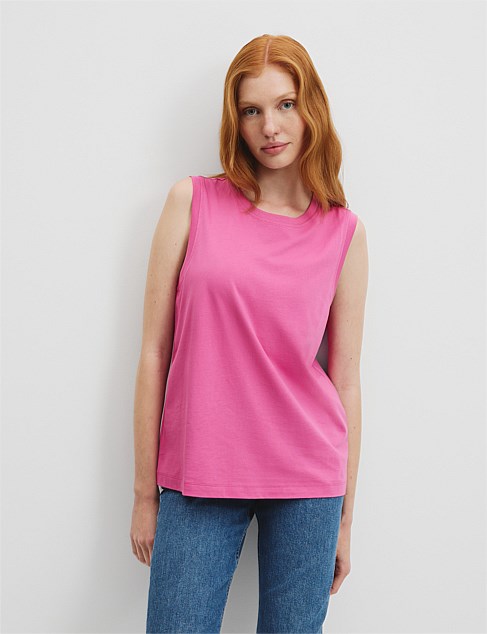 Australian Cotton Relaxed Tank