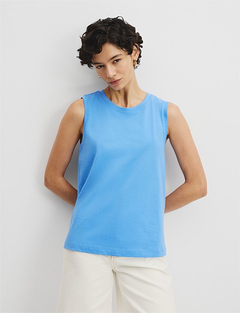 Australian Cotton Relaxed Tank