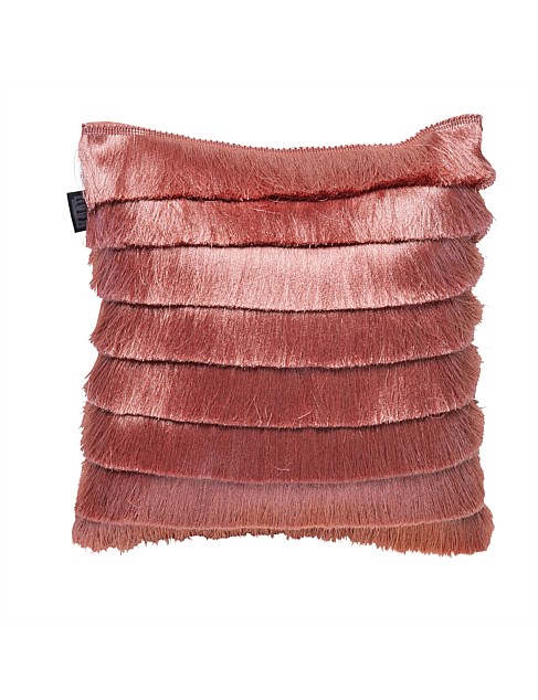 Fringy Coral Cushion 40cm x 40cm