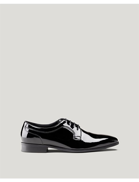 Patent High Shine Derby Lace Up