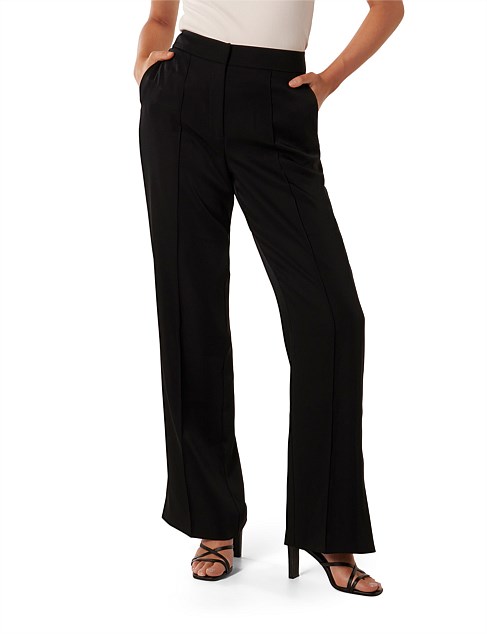 JENNA SPLIT HEM STRAIGHT LEG PANT