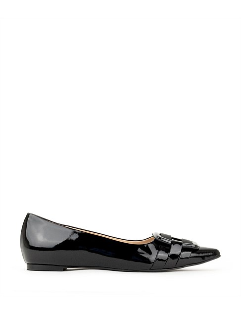 DESTRAFLAT POINTED BALLET WITH BUCKLE