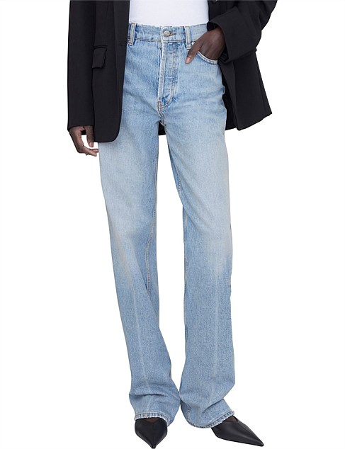 Olsen High Rise Relaxed Straight Jean