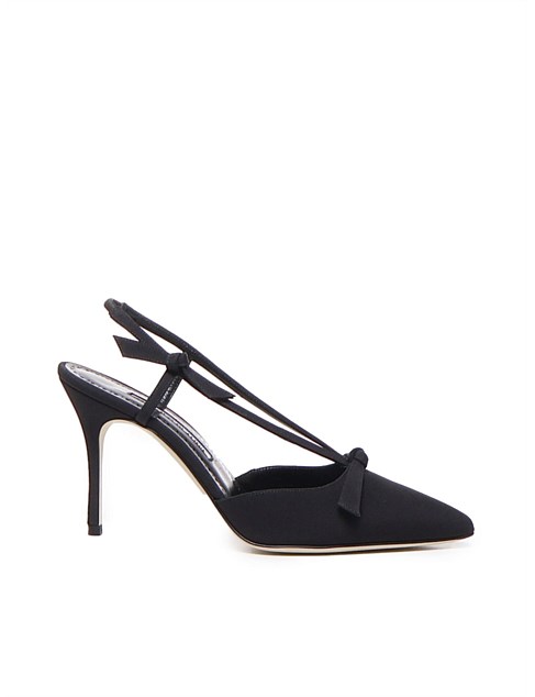 CORINTIA BOW SIINGBACK PUMP 90