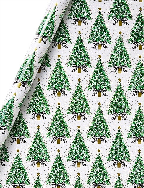 5 M CHRISTMAS ROLLWRAP HOUNDSTOOTH TREE