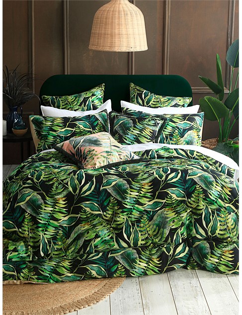 KING QUILT COVER SET TROPICS