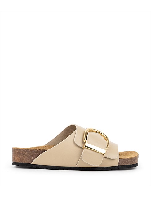 KAKARI BUCKLE SLIDE ON FOOTBED