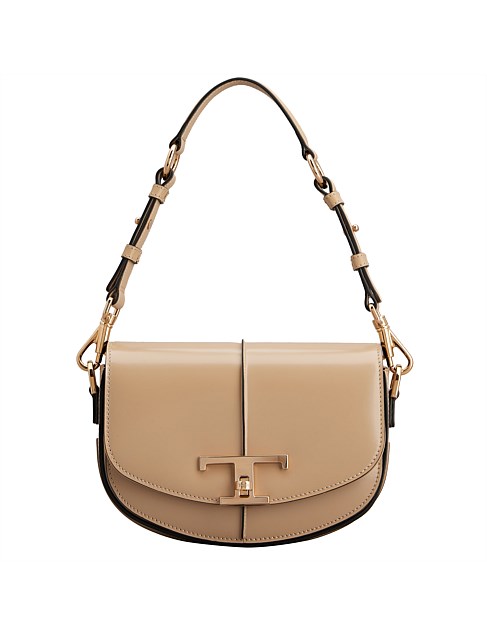 T TIMELESS SHOULDER BAG IN LEATHER MINI