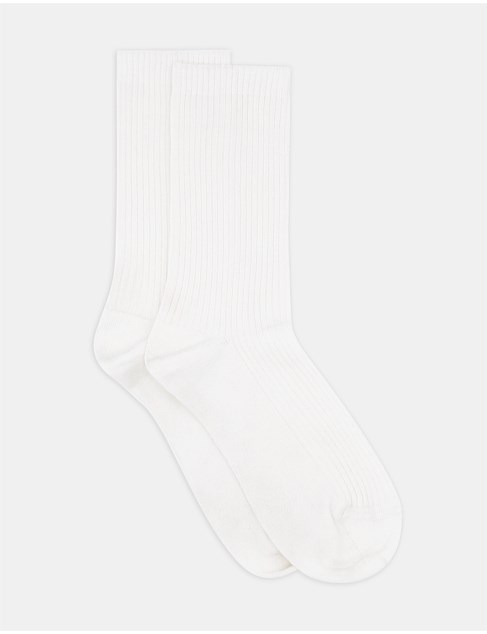 Giorgia Rib Crew Cut Sock