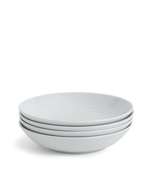 Gordon Ramsay Maze Pasta Bowl 24cm Light Grey, Set of 4