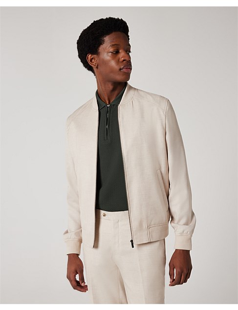 TAILORED BOMBER JACKET