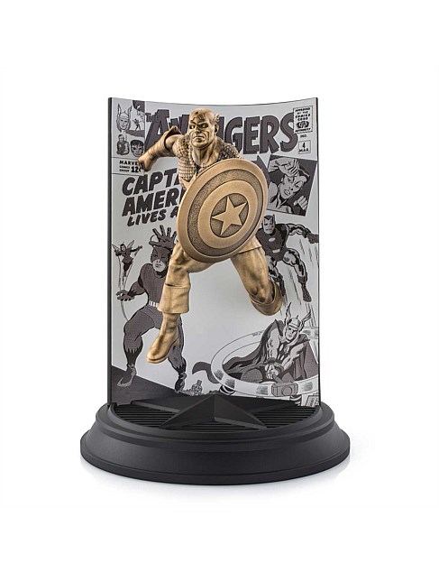 Marvel Gilt Captain America Avengers #4 LD Figurine