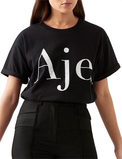 Classic Embellished Logo Tee