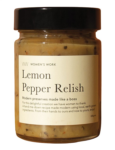 LEMON PEPPER RELISH 330G