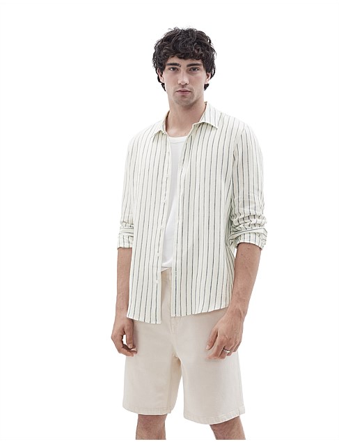 LINEN L/S REGULAR FIT SHIRT