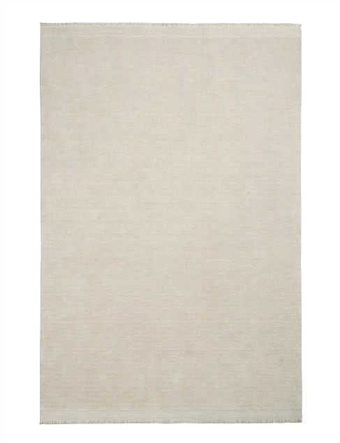 Silvio Rug Handwoven Wool In Ecru 3x4m