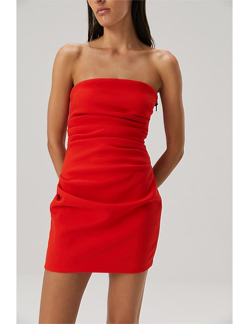 Alston Bonded Crepe Mini Dress