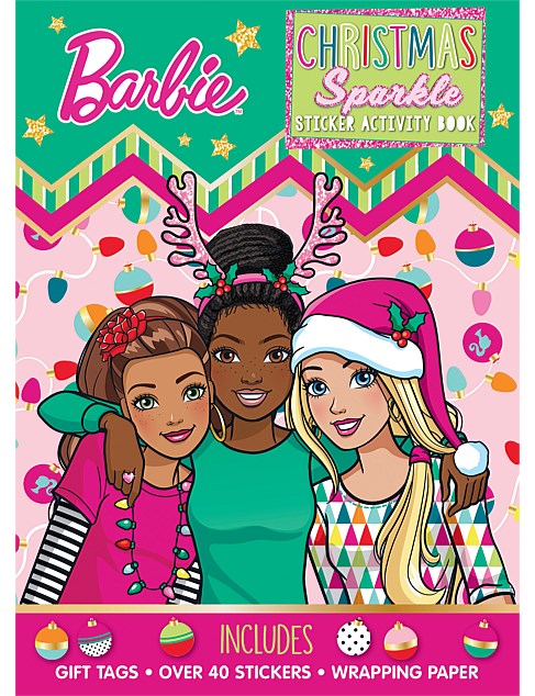 Barbie Christmas Sparkle Sticker Activity Book