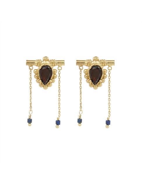 Gold Venus Charms Earrings