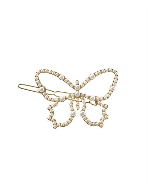 BUTTERFLY PEARL CLIP