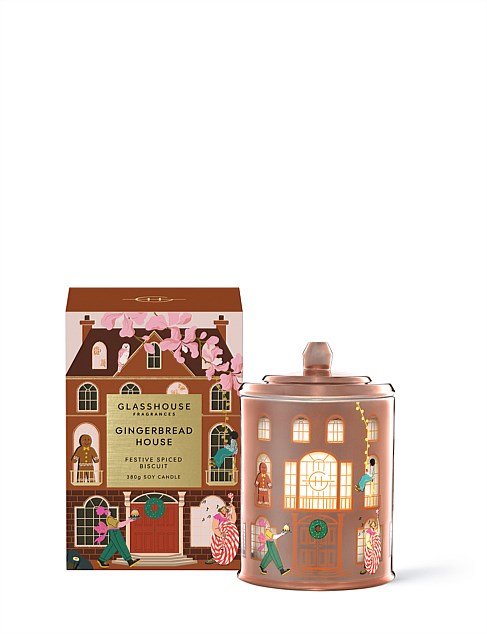 Gingerbread House Candle 380g