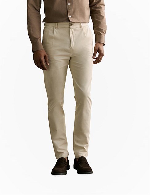 Pleat Front Chino Pant