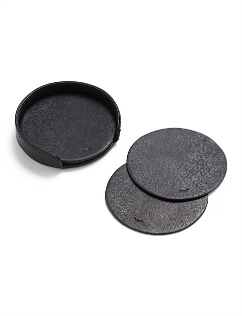 HYDE - 4 X LEATHER COASTERS