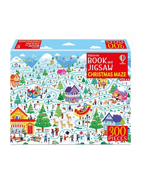 Usborne Book And Jigsaw Christmas Maze