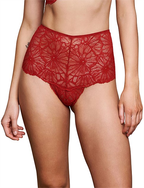 CONSTANCE GRAPHIC LACE HIGH WAIST KNICKER