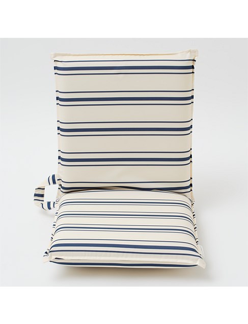 The Resort Lean Back Beach Chair Coastal Blue