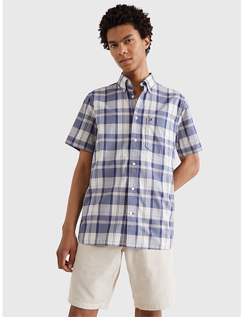 MIDSCALE MADRAS RF SHIRT S/S