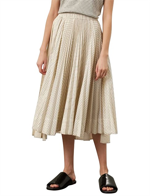 PLEATED SKIRT