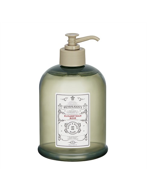 ELISABETHAN ROSE BODY & HAND WASH 500ML