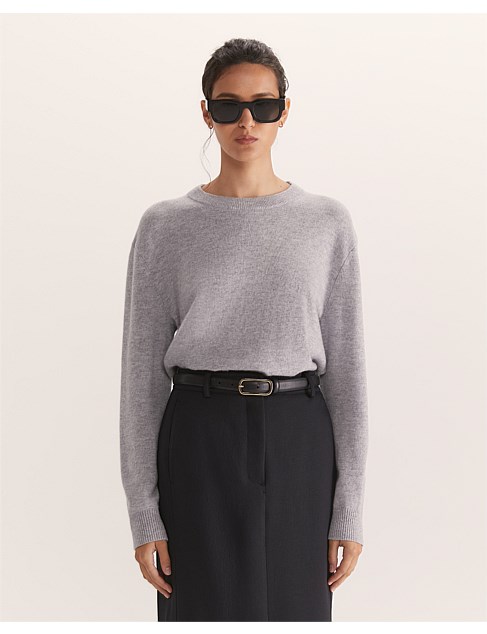 NORA CREW NECK KNIT TOP