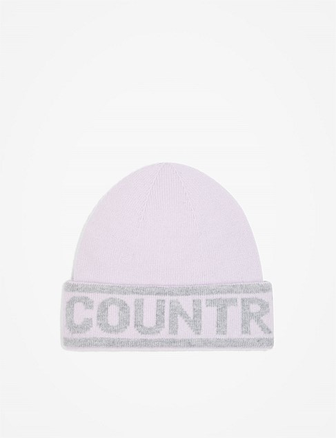 Organically Grown Cotton Blend Logo Beanie