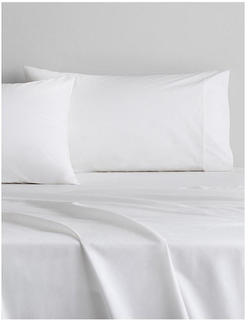 BYREN PERCALE QUEEN SHEET SET - 50CM IN WHITE