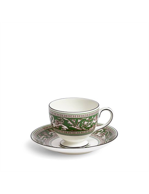 Florentine Verde Teacup Saucer 174ml