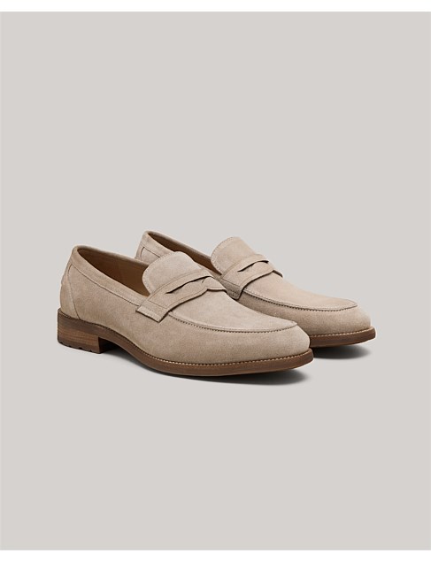 Leather Penny Loafers With Bolder Tread 