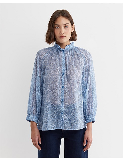 JACQUELINE SHORT SLEEVE LIBERTY BLOUSE