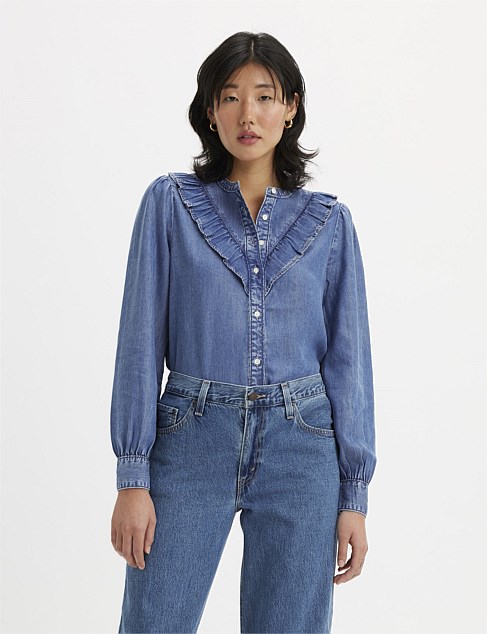 Carinna Denim Blouse