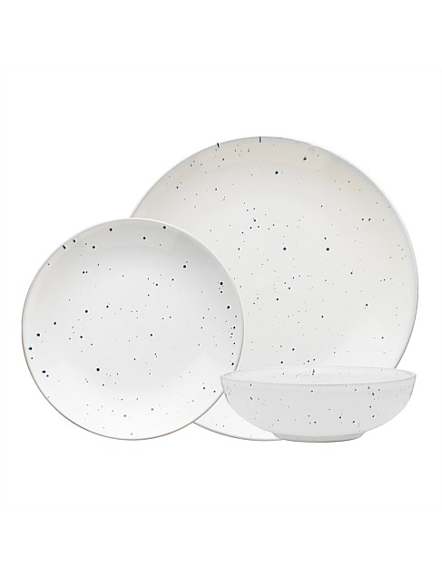 DWELL 12PC DINNERSET EGGSHELL