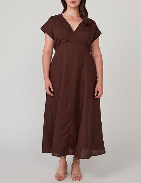 AUBREY V-NECK DRESS