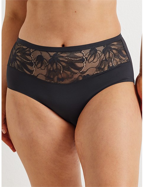 Smooth Allover Lace Full Brief