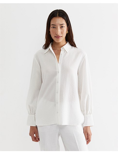 KIRA TEXTURED BLOUSE