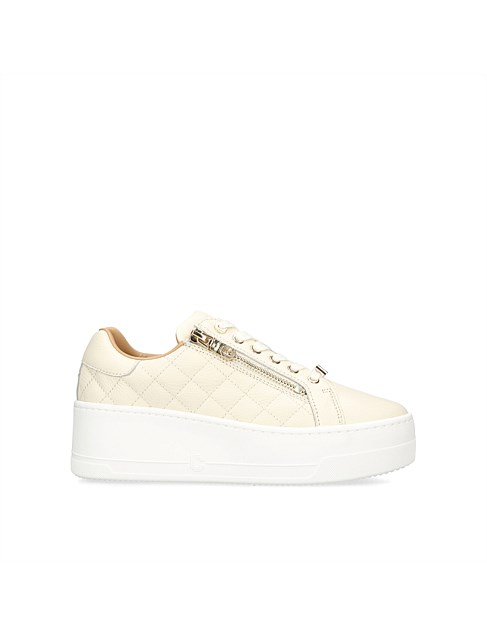 CONNECTED ZIP CREAM SNEAKER