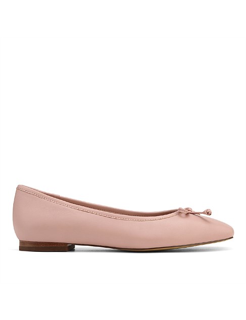 Aleisha Blush Leather Ballet Flat