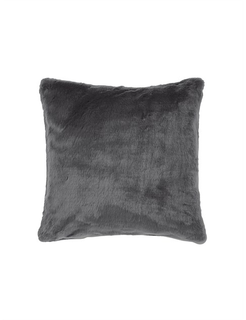 Chloe Faux Fur Cushion Charcoal