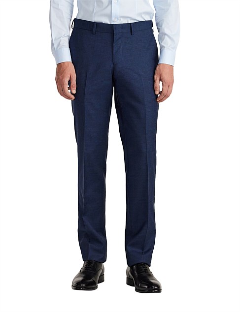 CROSSHATCH SUIT PANTS