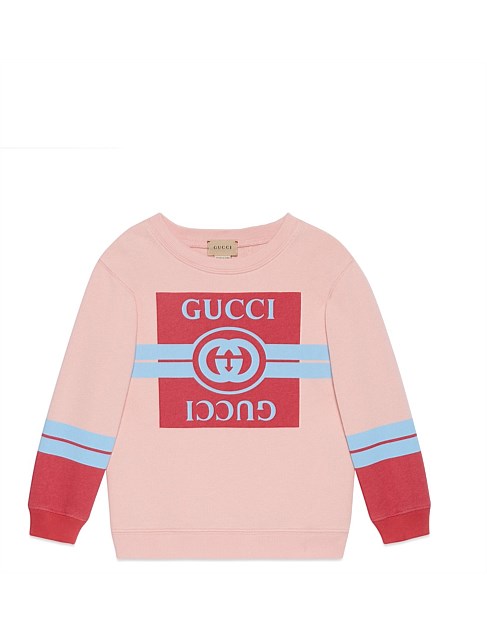 Children's printed cotton jersey sweatshirt