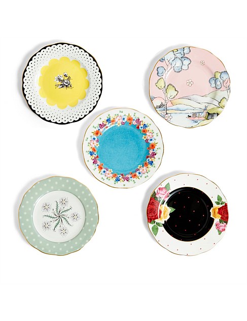 100 Years Plate 20cm 1920 - 1960, Set of 5